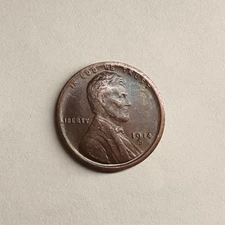 --1914-D Lincoln Wheat Cent Penny Rare Sought After Year--As shown in the figure