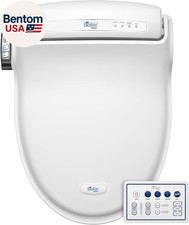 BB1000 Electric Bidet Toilet Seat, Warm Water with Air Dryer, Heated Seat with S