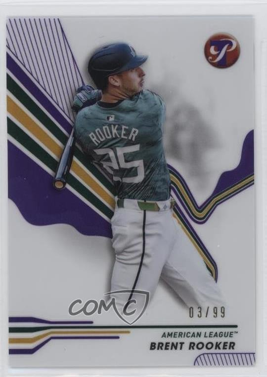 2024 Topps Pristine All-Star Game Purple Refractor 3/99 Brent Rooker #266 16mi