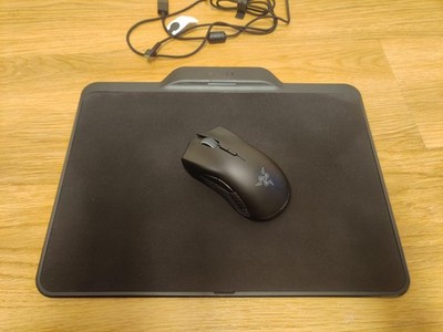 RGB Gaming Maus RAZER MAMBA FIREFLY HYPERFLUX Wireless Power Mouse OVP gebraucht