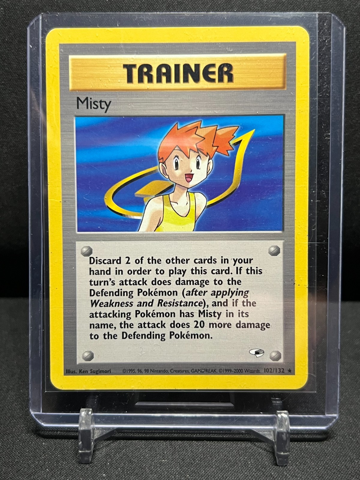 Misty 102/132 Rare Pokémon 2000 Gym Heroes MP