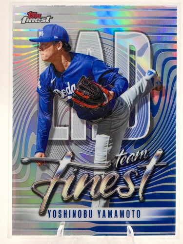 2026 Topps Finest Yoshinobu Yamamoto Refractor (RAW)