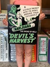 Vintage Style Metal Sign Devils Harvest Marijuana 15x20 Made in USA