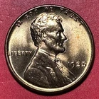 1935 GEM Uncirculated US LINCOLN Cent "FULL RED" Brilliant! Old US Coin!