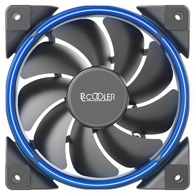 Pccooler 120mm Lüfter in Blau - Ventilator - 12 cm - Blau