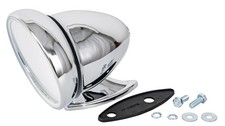 Jegs Gt Racing Bullet-style Side View Mirror 4 In. Chrome
