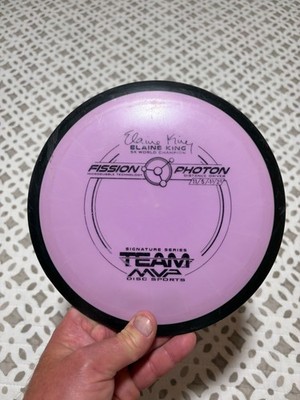 MVP Disc Sports Elaine King Fission Photon 158g Purple Driver Golf Disc