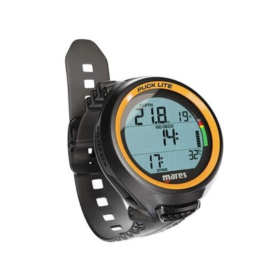 Mares Puck Lite Wrist Dive Computer - Orange - Nitrox/Gradient Factors 414172