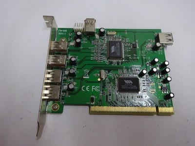 SITECOM FW-008 v2 002 USB / FIREWIRE COMBO PCI CONTROLLER CARD #GK11939