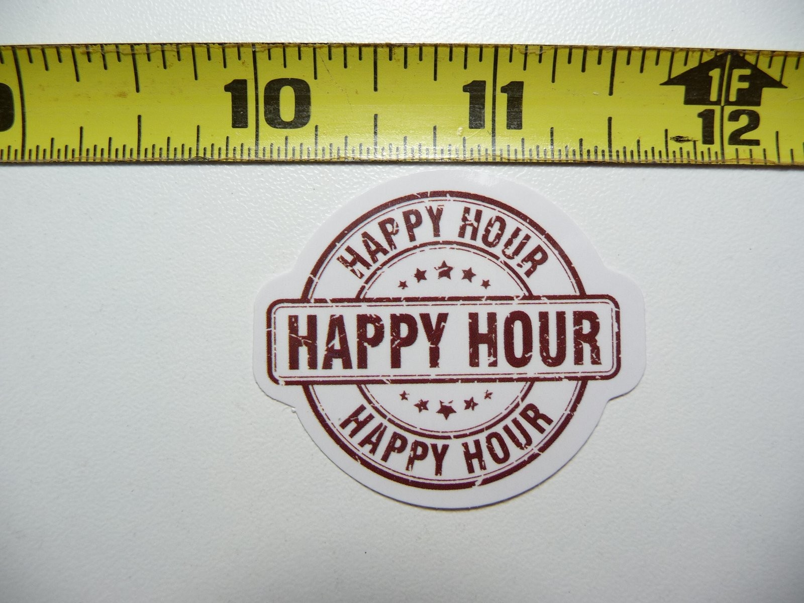 Happy Hour Travel Sticker Fun Vacation Memory Decal  