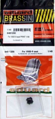 EDU6481200 1:48 Eduard Brassin - Fw190D-9 Seat (MIA kit)