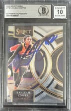 Kahleah Copper Signed 2024 Panini Select #178 Premier BAS Autograph Grade 10