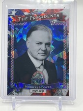 2026 Leaf Metal The Presidents Blue Crystal Ice HERBERT HOOVER 1/1 31st Case Hit