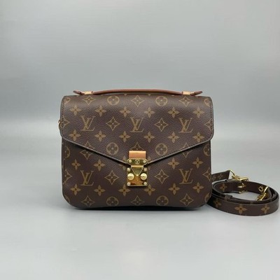Louis Vuitton Pochette Metis Monogram Canvas Crossbody Satchel 25cm 2019
