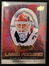 2025-26 Upper Deck MVP Laser Focused 112/599 Sergei Bobrovsky #LF-20 h8c