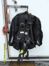 Zeagle Scuba BCD Tech, with Oneil 3mm wet suit match bib pants XL,Tusa fins Lg
