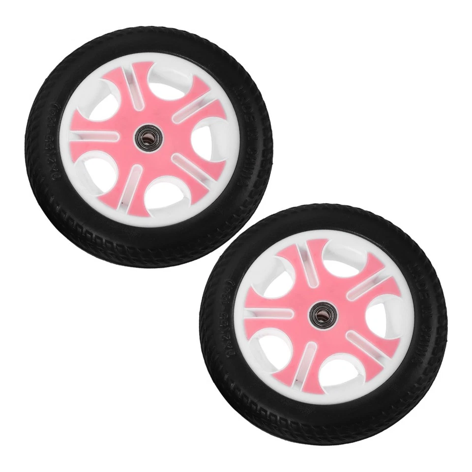 2 Pcs Kids Tricycle Children Wheels Replacement Baby Bicycle Rear