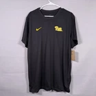 Pitt Panthers Nike Black Dri-Fit Short Sleeve Shirt Men's Size Large