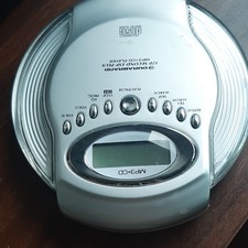 Durabrand CD-96 Silver Portable MP3 CD Player ESP Plus AM/FM Headphone Jack