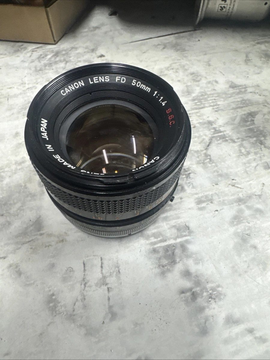 Canon FD 50mm f/1.4 Camera Lenses for sale | eBay