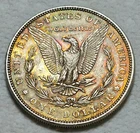 Mega Toned 1884 P Morgan Silver Dollar. Estimated Almost Uncirculated 53. A1719