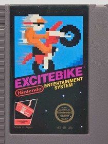 1986 Nintendo NES Excitebike Rev-A - No Hang Tab Box CIB