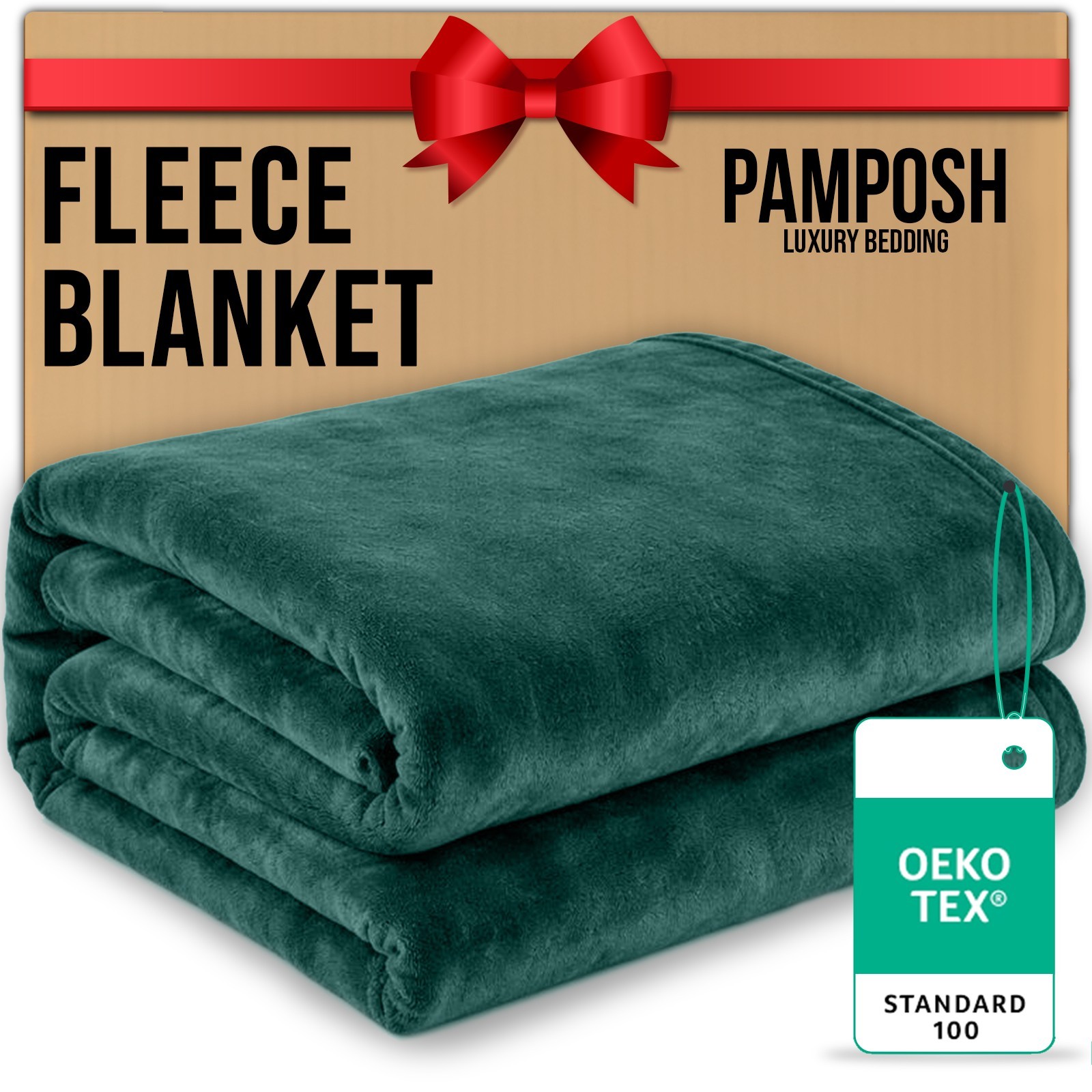 Clearance Sale Flannel Fleece Blanket Reversible Bed Sofa Throw Cozy Blankets