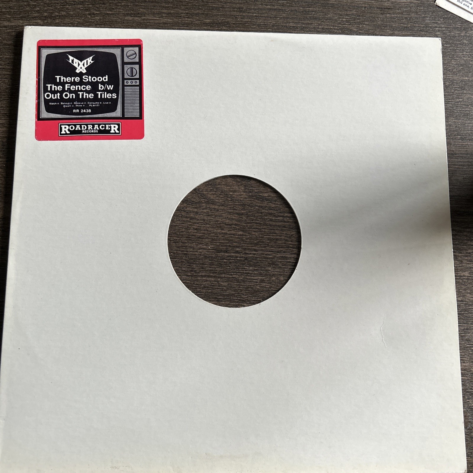 Toxik There Stood The Fence Ep Roadracer Records 1989. Promotional Letters