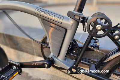 BROMPTON×CHAPT3 フレームバッグ 2023 Brompton x CHPT3 Ltd. folding bike evolves titanium
