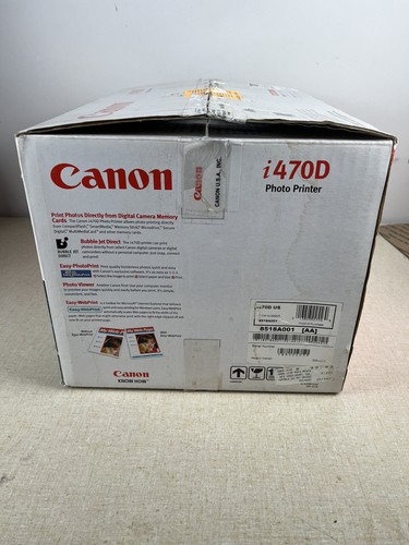 Canon i470D Photo Printer Inkjet Desktop Brand New Open Box. Never Used - Picture 2 of 7