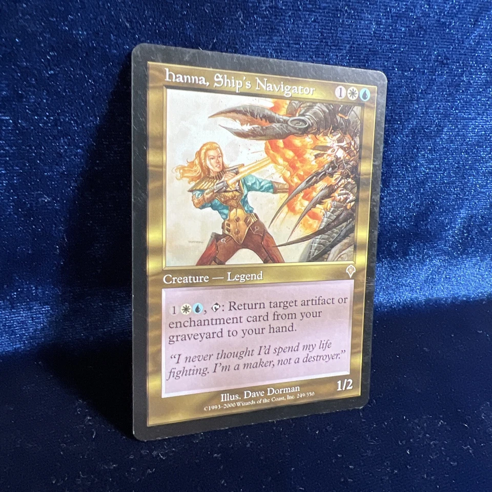Hanna, Ship's Navigator Invasion Rare MTG Magic the Gathering Card 249/350 - Image 3 of 4