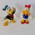 Vintage - Walt Disney Production - Donald & Daisy Duck - Bully Figurines 2.5" — photo 1
