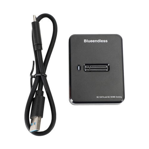Dual Protocol SATA/NVME M.2 SSD Case USB 3.1 Gehäuse-Adapter Docking Station DE - Bild 17 von 18
