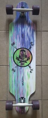 Karnagw Drop Through Longboard Skateboard 38 inch