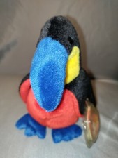 Beanie Baby "Kiwi" the Toucan Rare P.V.C. Pellets 1995 Ty "P.V.C" Error