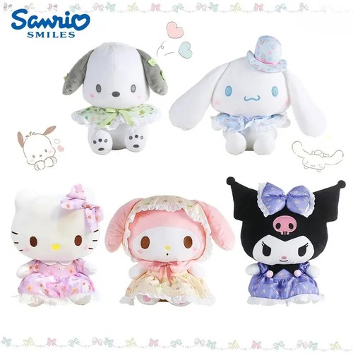 Sanrio Hello Kitty Secret Garden Plush Doll Genuine Pink Frill Dress Soft Toy - Picture 13 of 20