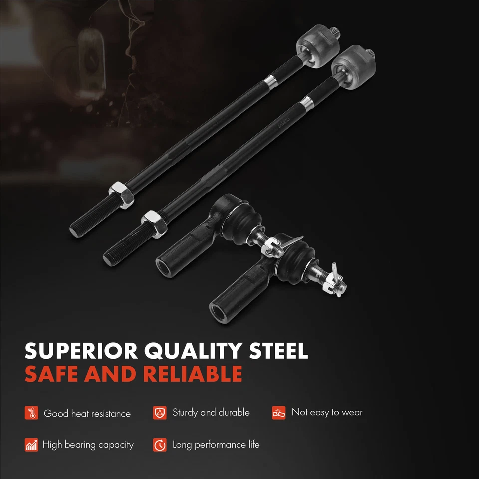 6x Inner & Outer Tie Rod End Front Lower Ball Joint for Toyota Celica 1990-1993 - Image 3 of 4