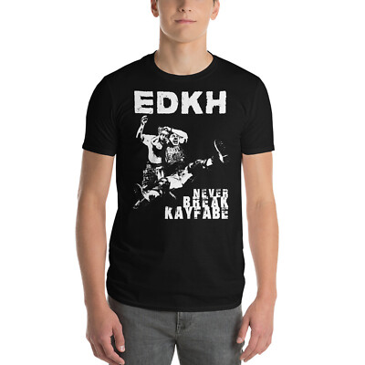 EDKH Never Break Kayfabe T-Shirt NEW Napalm Death Repulsion Terrorizer Wrestling