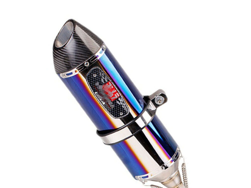 Blue Full System Exhaust Front Tips Header Pipe For PCX150