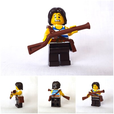 MOC aus LEGO -Teilen Piraten | Feiger Bill mit Muskete | passt zu 10320 31109