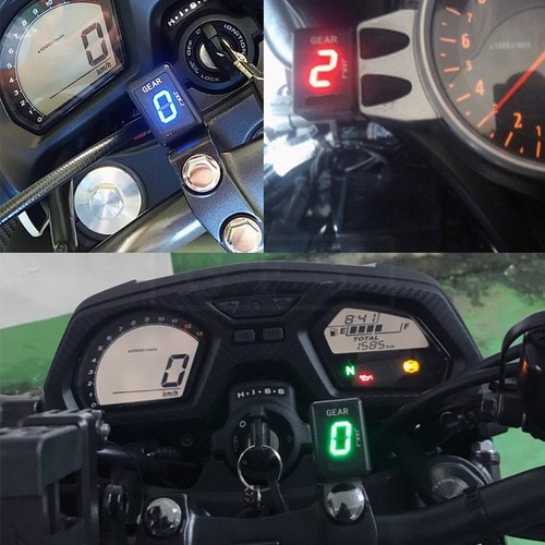 Pantalla indicador de engranaje de velocidad para motocicleta Kawasaki NINJA ZX6R 2003-2005 2006 - Imagen 12 de 12