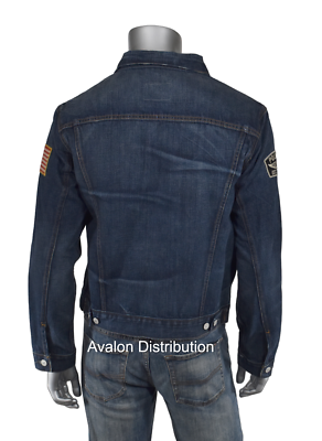 Polo Ralph Lauren USRL Riders Racing Flag Denim Patchwork Trucker