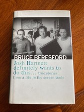 Book: Bruce Beresford - Josh Hartnett definitely wants to do this...