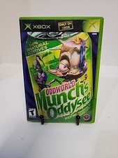 Oddworld: Munch's Oddysee Microsoft Xbox, 2001 Complete Tested And Working