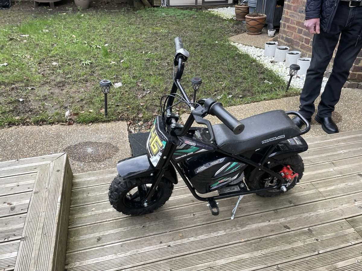 New Edition Renegade MK250 Kids 24V Electric Dirt Bike Green eBay