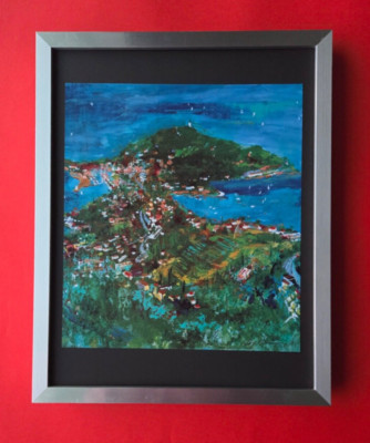 LeRoy Neiman LIFE IN MONACO Signed Pop Art  Framed  New 14x11  MONTECARLO