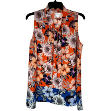 Jade Johnny Was Silk ILeana Sleeveless V-neck Tie Medium