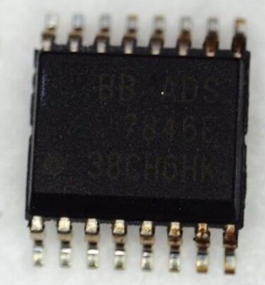 10PCS ADS7846E TI IC SCREEN CNTRL 12BIT 16SSOP