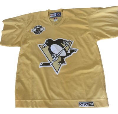 CCM Pittsburgh Penguins Center Ice Jersey Air-Knit Yellow Hockey