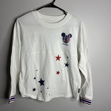 Youth Disney Parks Spirit Jersey Size XL July 4th USA Stars Mickey
